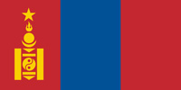 Mongolia People's Republic flag