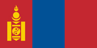 Mongolia Republic flag